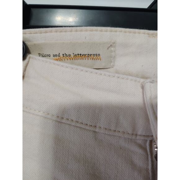 Anthropologie Pilcro and the letterpress Skinny Moto jean sz 28 - Picture 3 of 6